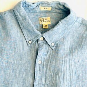 J Crew Baird McNutt Irish Linen Shirt